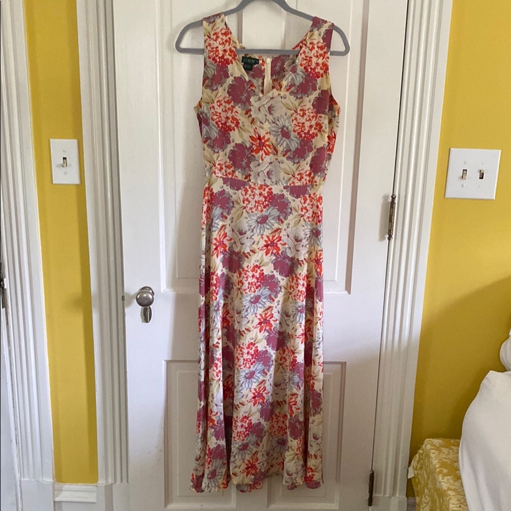 Floral Sleeveless Maxi Dress